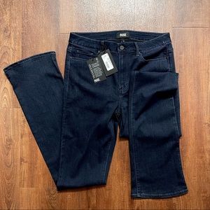 BNWT Paige Transcend Manhattan Boot Cut Jeans